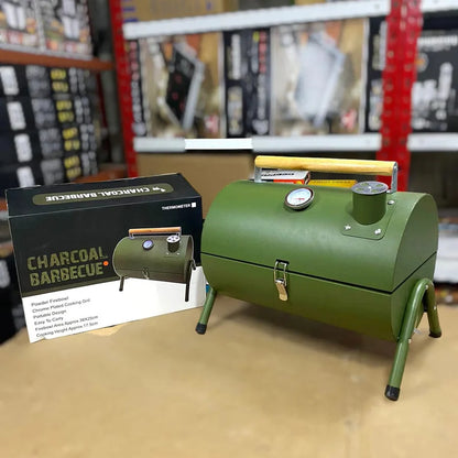 Charcoal BBQ Grill with Chimney – Portable & Smokeless Grilling | AwamiImport.com