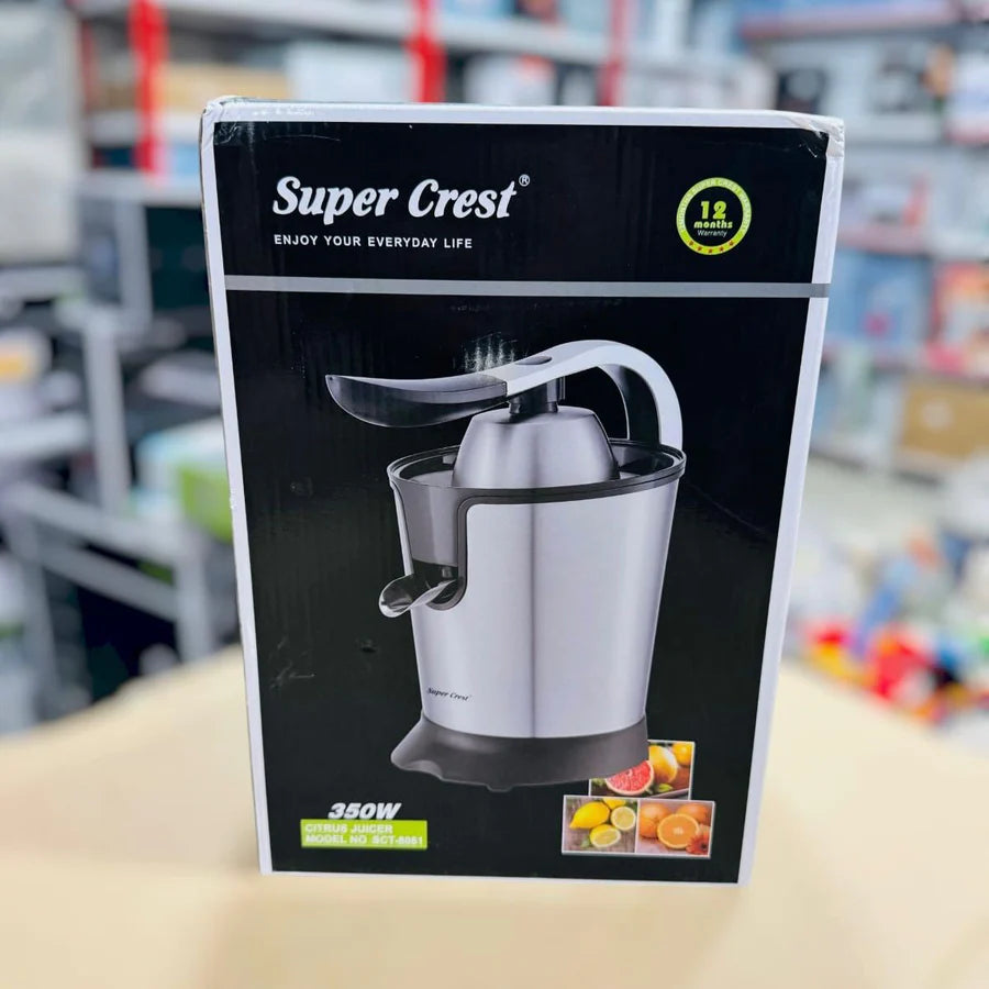 Super Crest SCT-8061 Citrus Juicer – Handle-Press Power for Effortless Juicing | AwamiImport.com