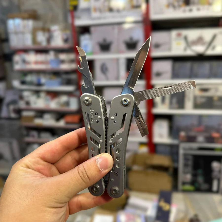 Jeep Multi-Tool Foldable Pliers 24-in-2 – Ultimate Outdoor Survival Tool | AwamiImport.com