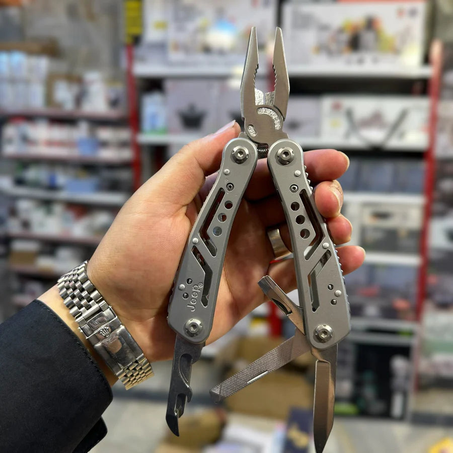 Jeep Multi-Tool Foldable Pliers 24-in-2 – Ultimate Outdoor Survival Tool | AwamiImport.com