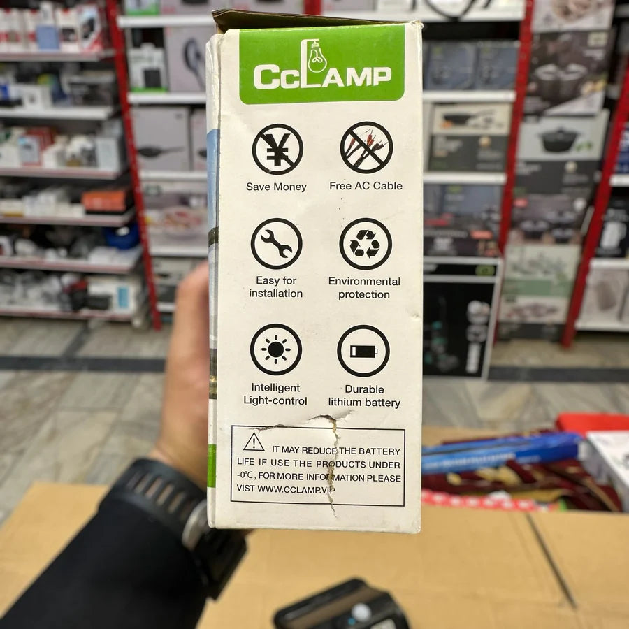 Cclamp Outdoor Solar Lamp CL-108| AwamiImport.com