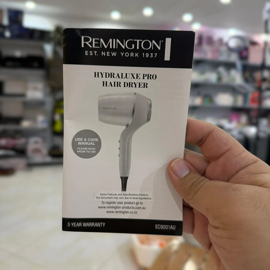 Remington Hydra Luxe Pro Hair Dryer – Advanced Moisture Lock & Fast Styling | AwamiImport.com