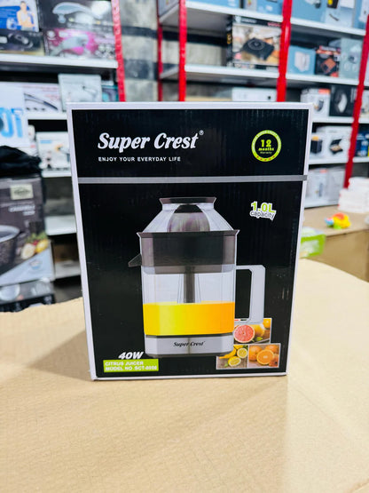 Super Crest Citrus Juicer SCT-8058 – Fast & Easy Juice Extractor for Every Kitchen