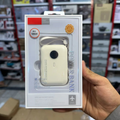 P11 10000mAh Smart Power Bank – Compact & Fast Charging | AwamiImport.com
