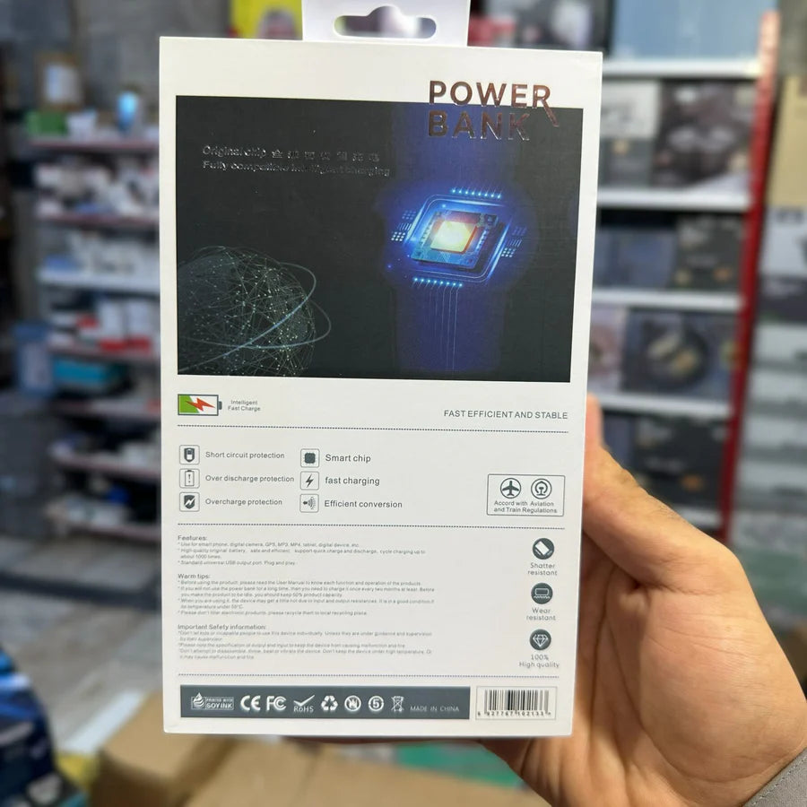 P11 10000mAh Smart Power Bank – Compact & Fast Charging | AwamiImport.com