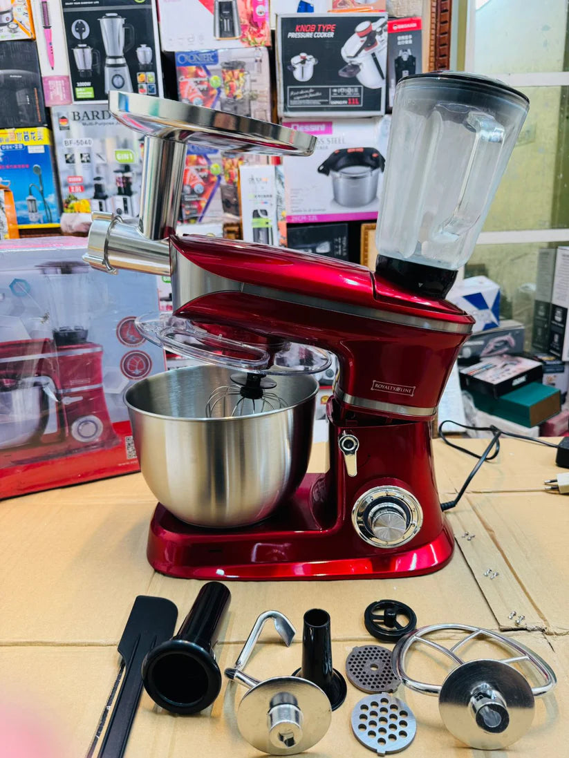Royalty Line Germany 6.5L Kitchen Master Stand Mixer – 1900W Heavy Duty 3-in-1 Machine |