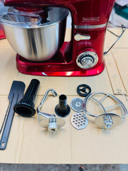 Royalty Line Germany 6.5L Kitchen Master Stand Mixer – 1900W Heavy Duty 3-in-1 Machine |