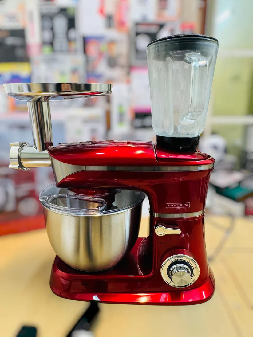 Royalty Line Germany 6.5L Kitchen Master Stand Mixer – 1900W Heavy Duty 3-in-1 Machine |