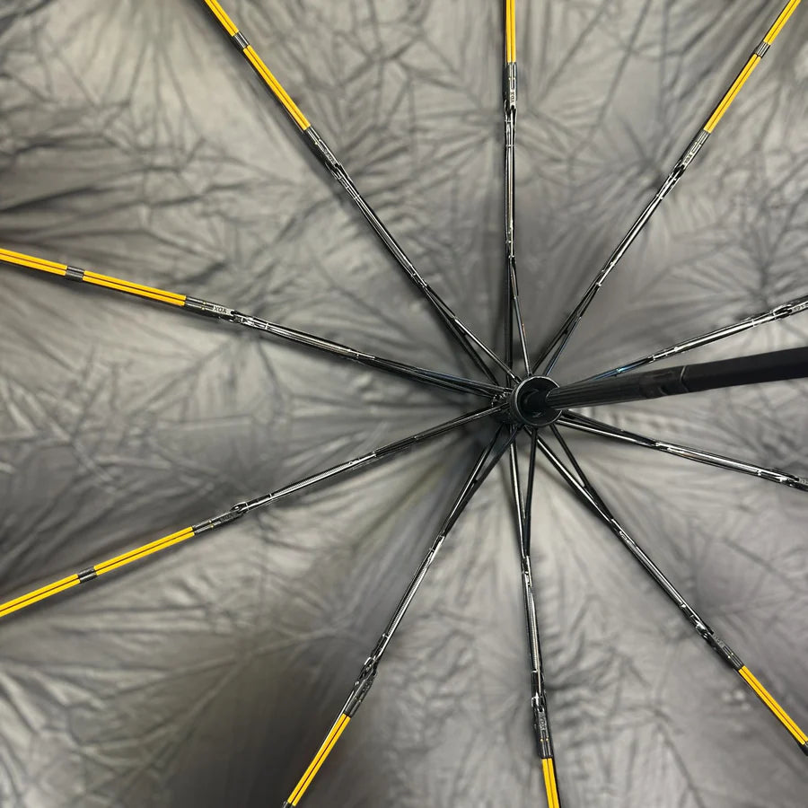 Foldable LED Automatic Umbrella with Pouch – Windproof & Stylish | AwamiImport.com