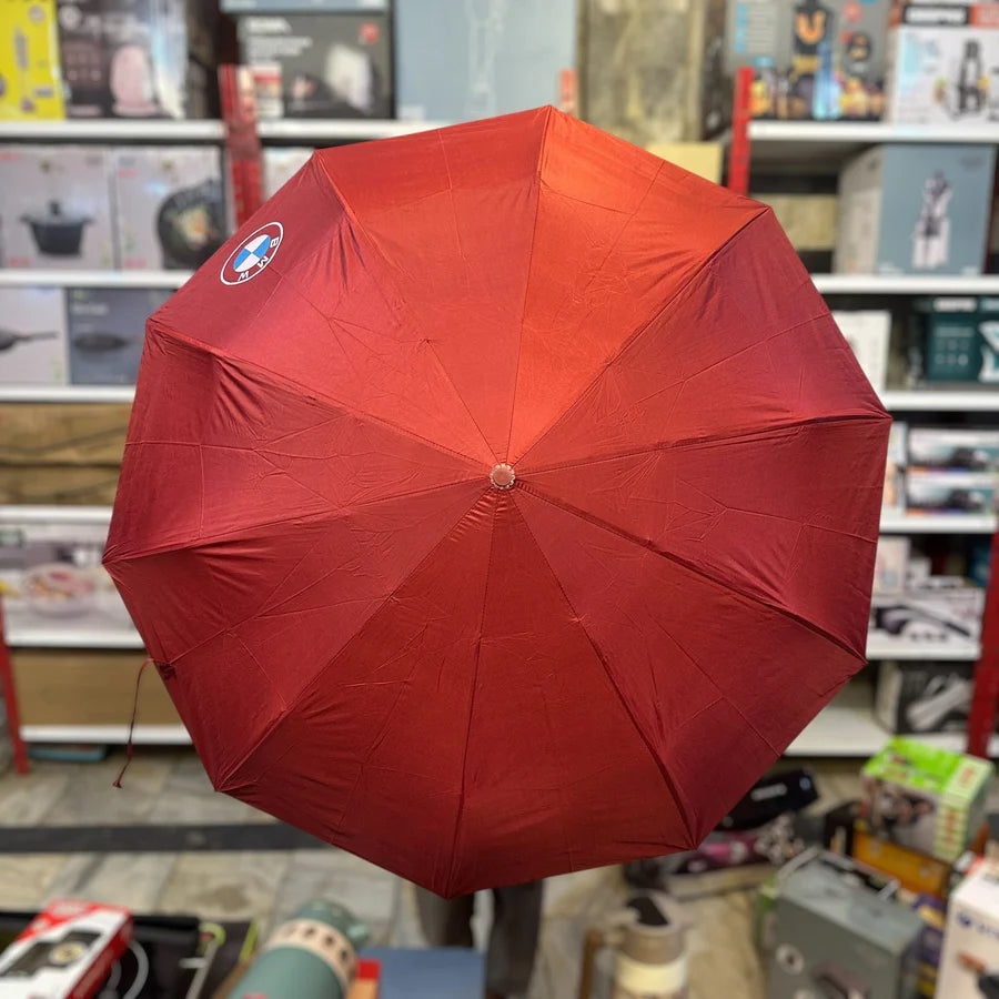 Foldable LED Automatic Umbrella with Pouch – Windproof & Stylish | AwamiImport.com