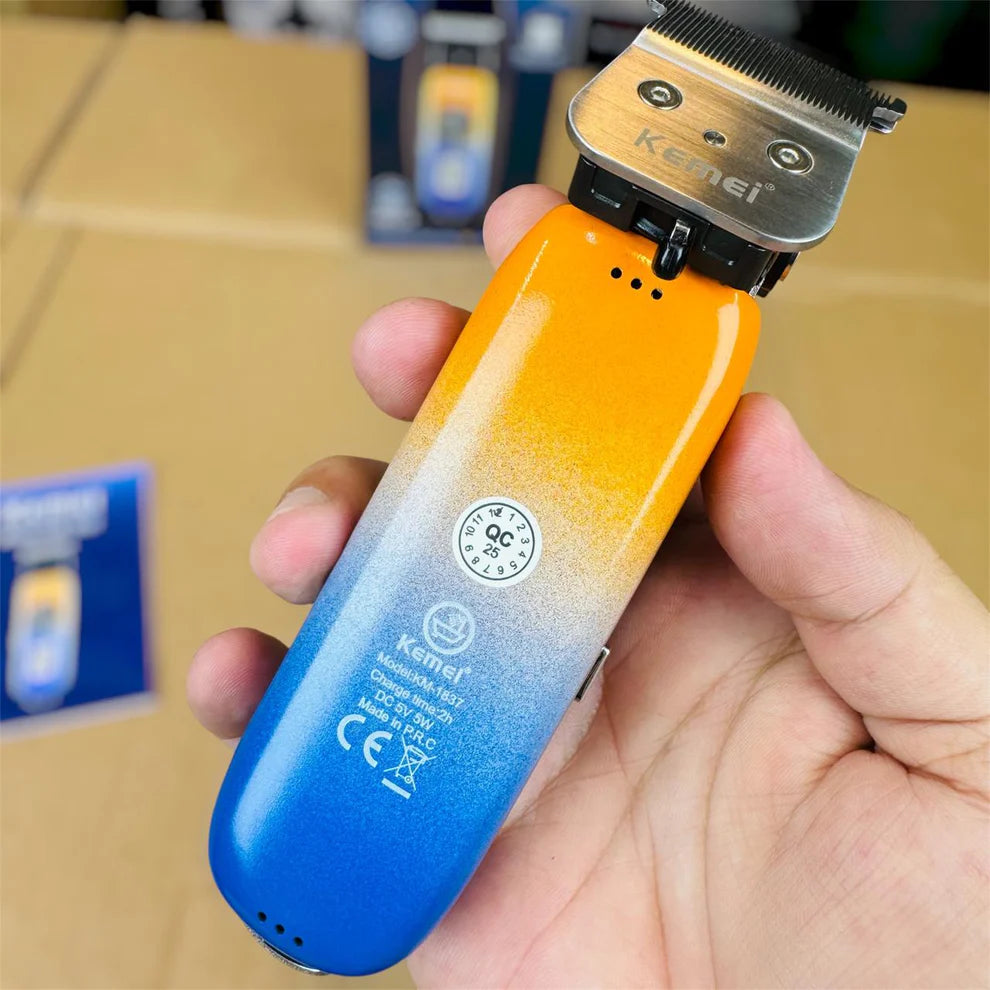 Imported KEMEI KM-1837 Carbon Steel Cutter Hair Trimmer
