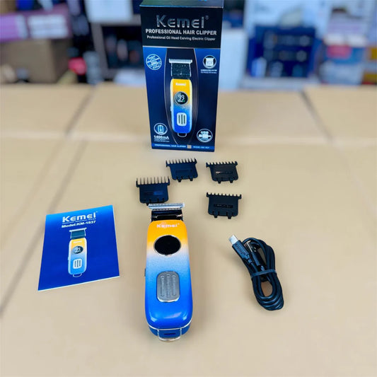 Imported KEMEI KM-1837 Carbon Steel Cutter Hair Trimmer