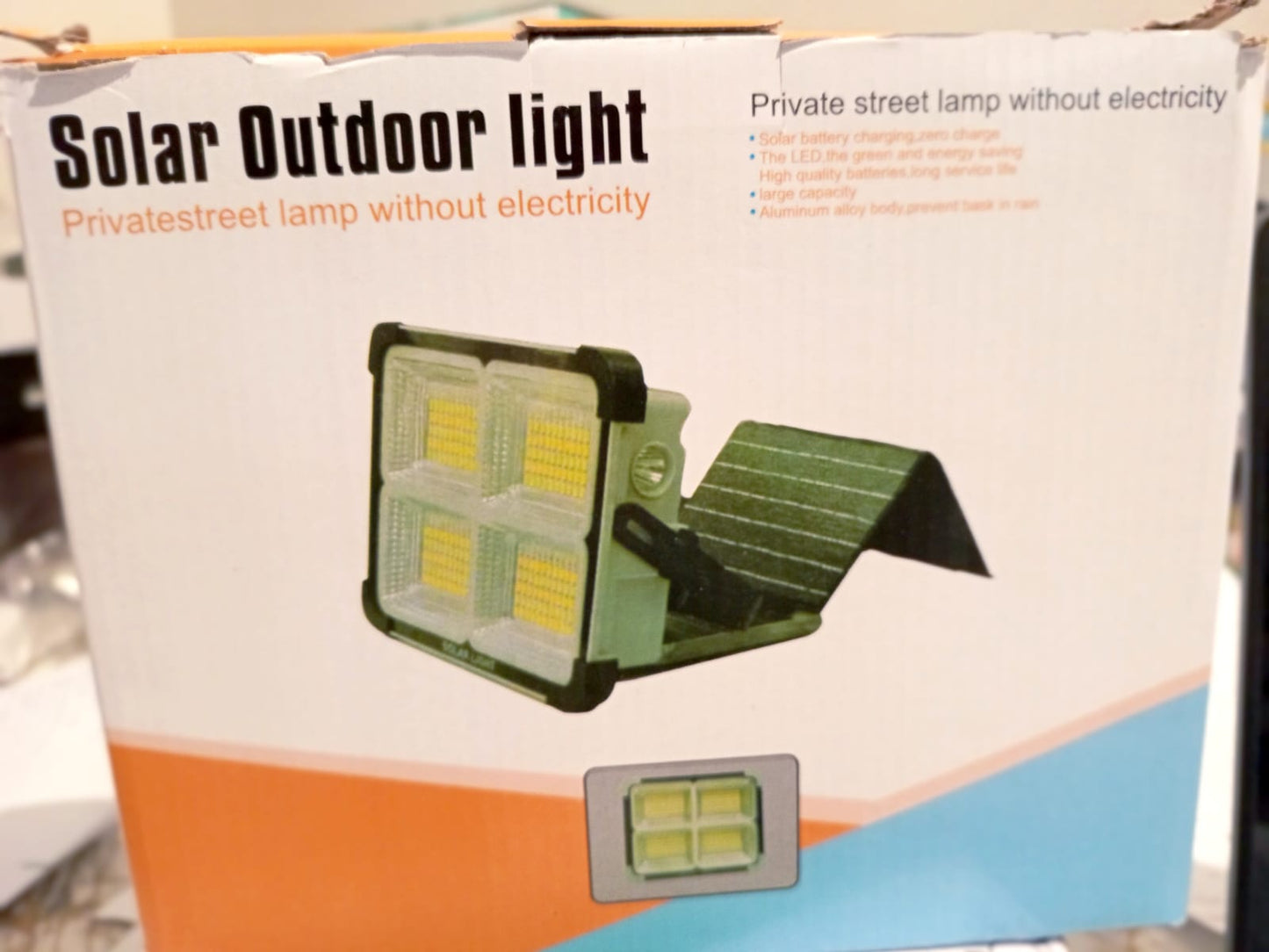 Solar Outdoor Street Lamp IP66 Waterproof – Zero Electricity | AwamiImport.com