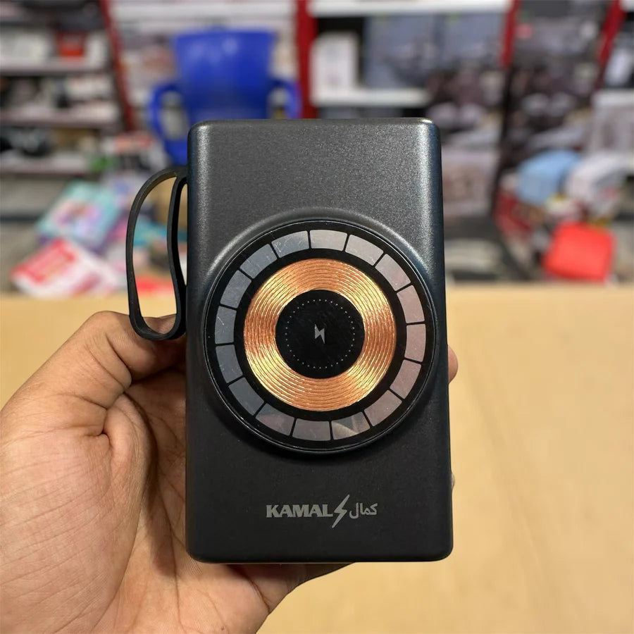 Magnetic Wireless 20000mAh Kamal Power Bank K25 – Fast & Smart Charging | AwamiImport.com