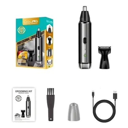 DALING DL-7200 2-in-1 Professional Grooming Kit – Nose Hair Trimmer & Sideburn Trimmer for Men