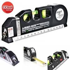 8-in-1 Laser Level Measure with Steel Tape – Multipurpose Measuring Tool with Laser & Scale |