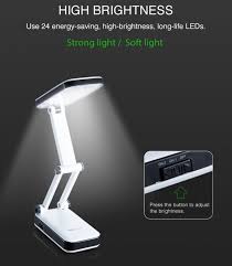 Desk Lamp LED  666 Rechargeable – 800mAh Study Light (3–5 Hours Backup) |