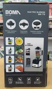 Boma BM-778 6-in-1 Electric Blender Set – 4L Heavy Duty Kitchen Machine |