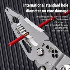 Multifunctional Wire Stripper & Crimping Plier – Universal Electrician Cutting Tool |