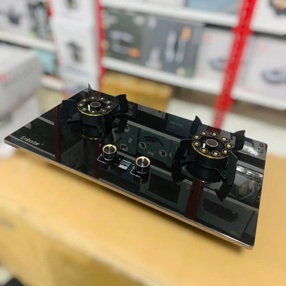 Emilystar Household Gas Stove CPK011 – Double Burner | AwamiImport.com