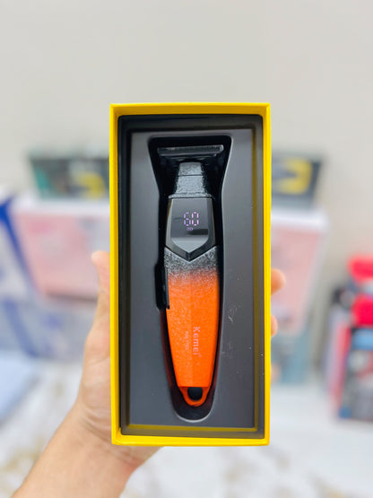 Imported Kemei KM-1750 Professional Trimmer – Metal Body, American Design & LCD Display