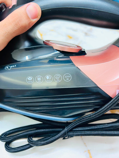 BOMA BM-291 2200W Electric Steam Iron – German Design, 1-Year Warranty & One-Touch Steam