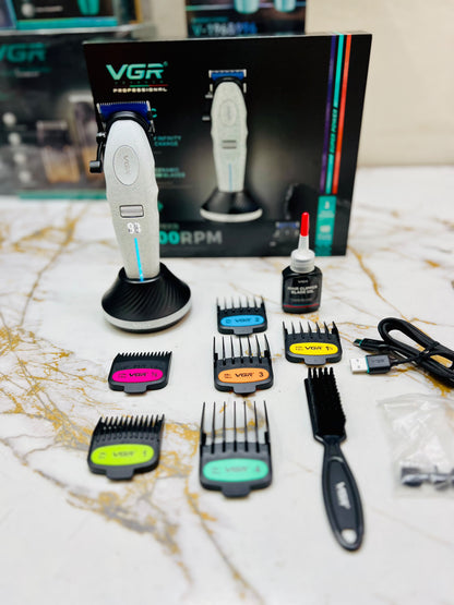 VGR Voyager Professional V-887C Hair Clipper – 9000 RPM High-Speed Cordless Trimmer with 6-Speed Control|🇦🇷ARGENTINA LOT