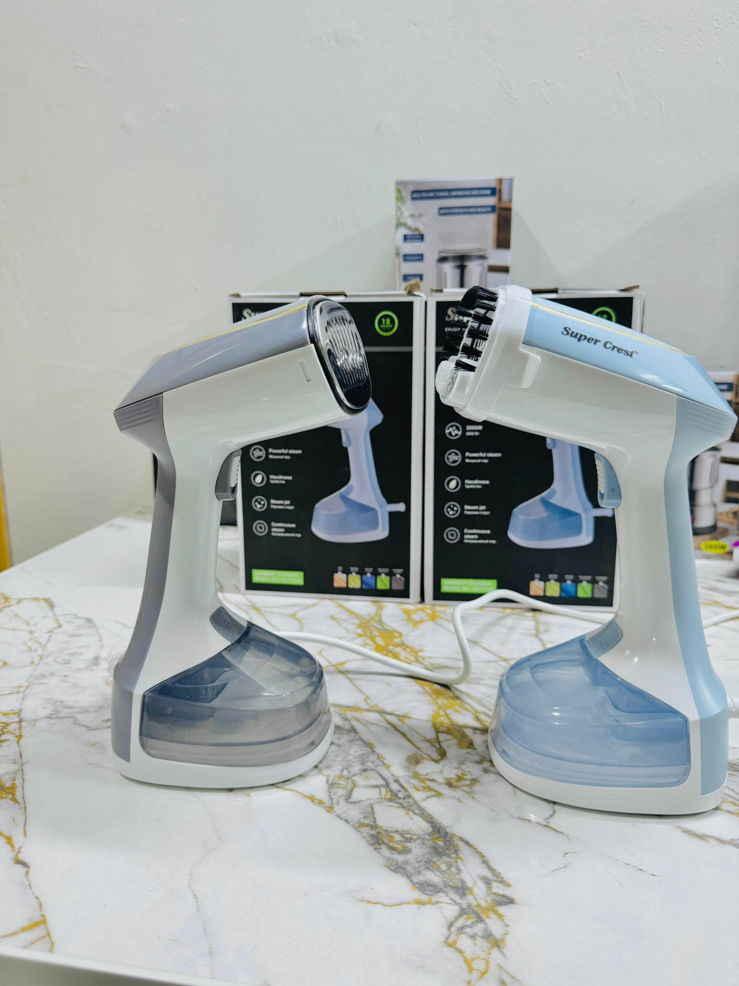 Super Crest Hand Garment Steamer SCT-1028– Fast & Powerful Wrinkle Remover
