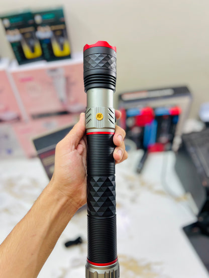 COBA 3000M Powerful LED Flashlight – Aluminum Alloy Torch with 32000mAh Lithium Battery