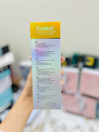 Imported Kemei KM-1750 Professional Trimmer – Metal Body, American Design & LCD Display