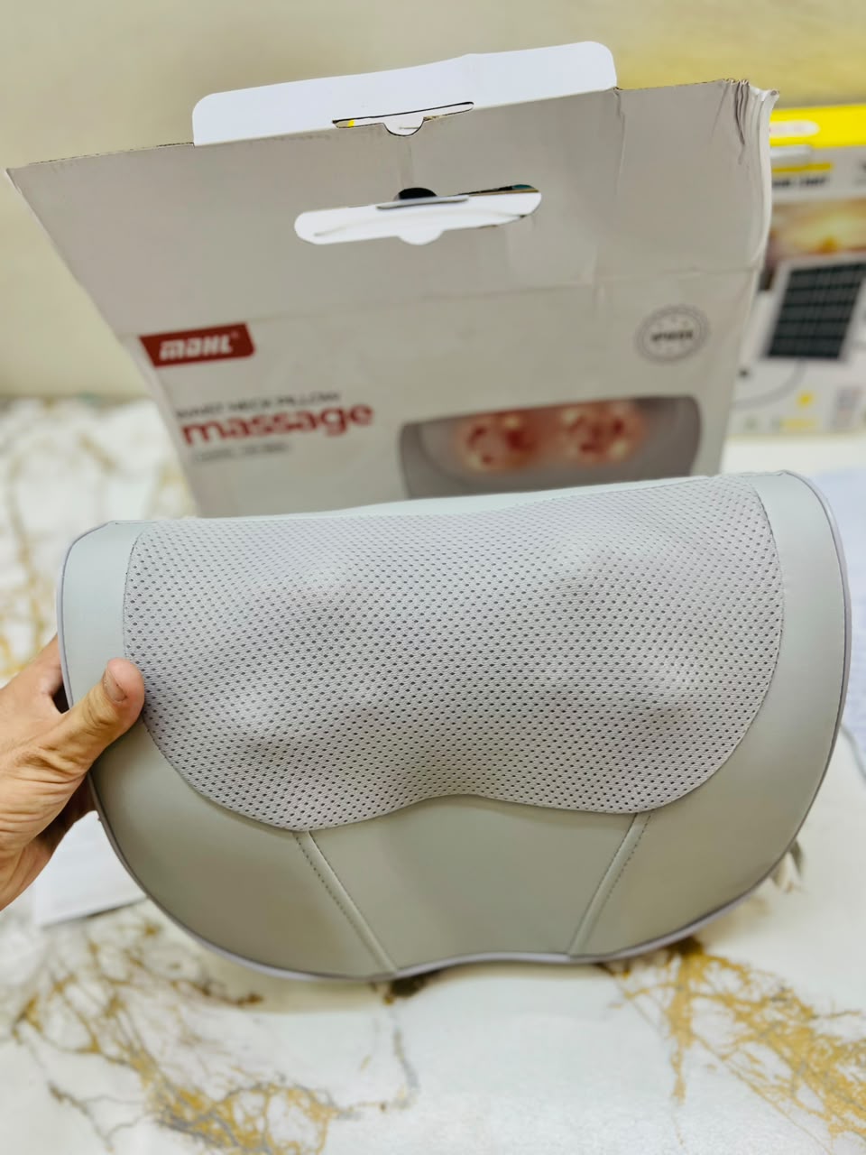 MDHL MD-9826 Bionic Massage Pillow – Waist & Neck Massager with Multiple Massage Modes