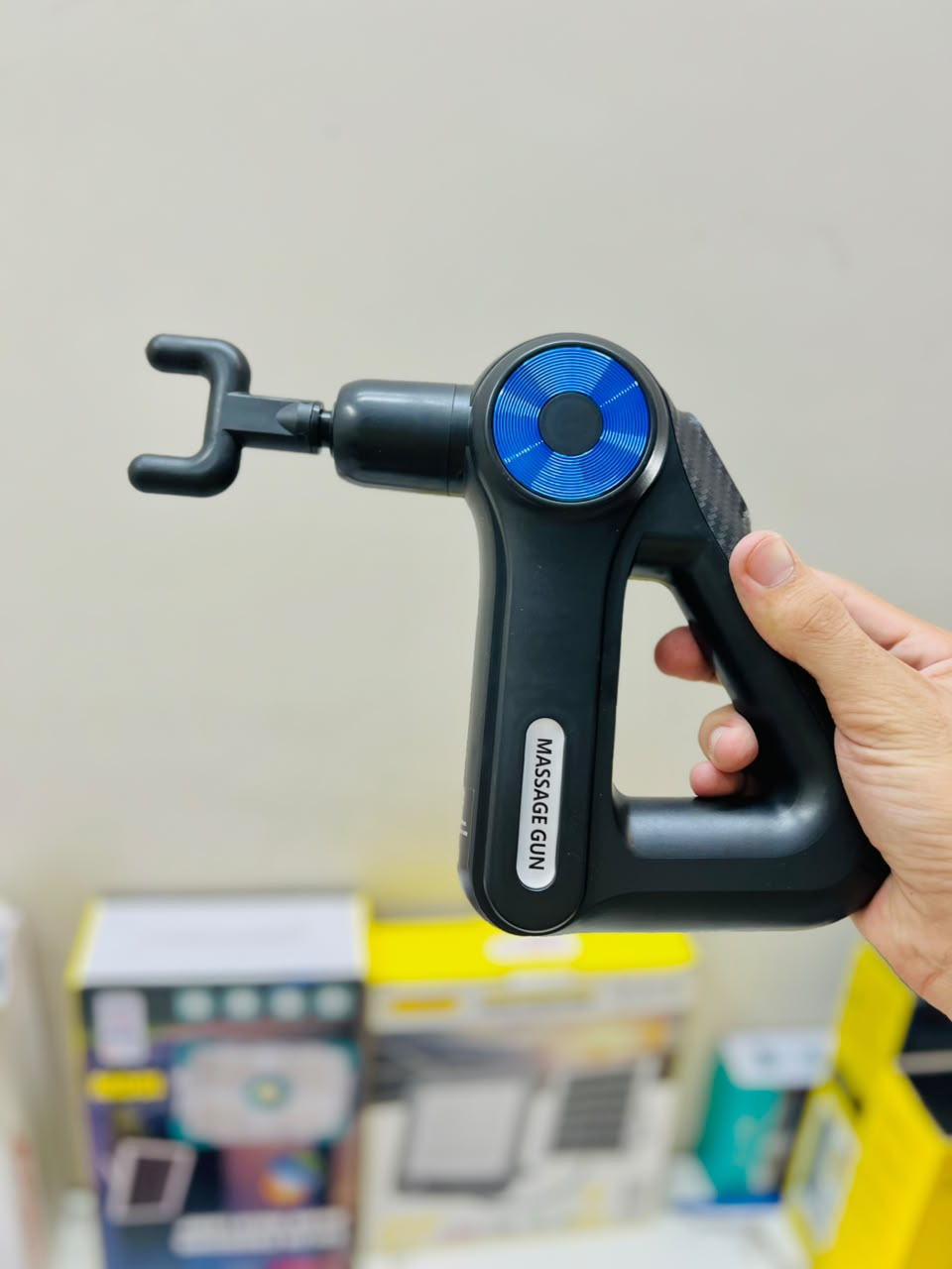 SLH-8891 Massage Gun – 9 Massage Heads, Adjustable Levels & Rechargeable Lithium Battery