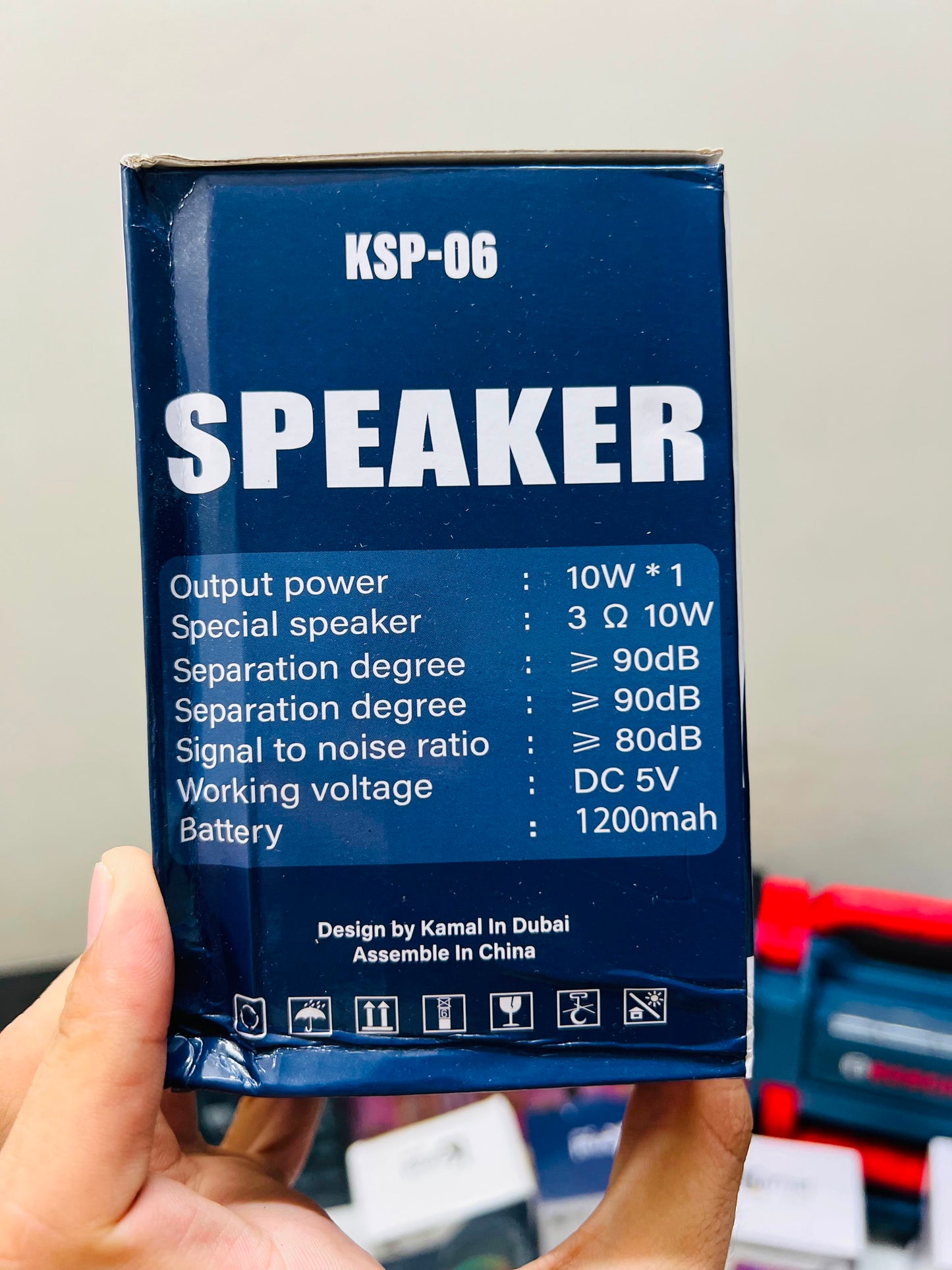 Kamal KSP-06 Portable Speaker – Made in Dubai, Up to 6 Hours Playtime