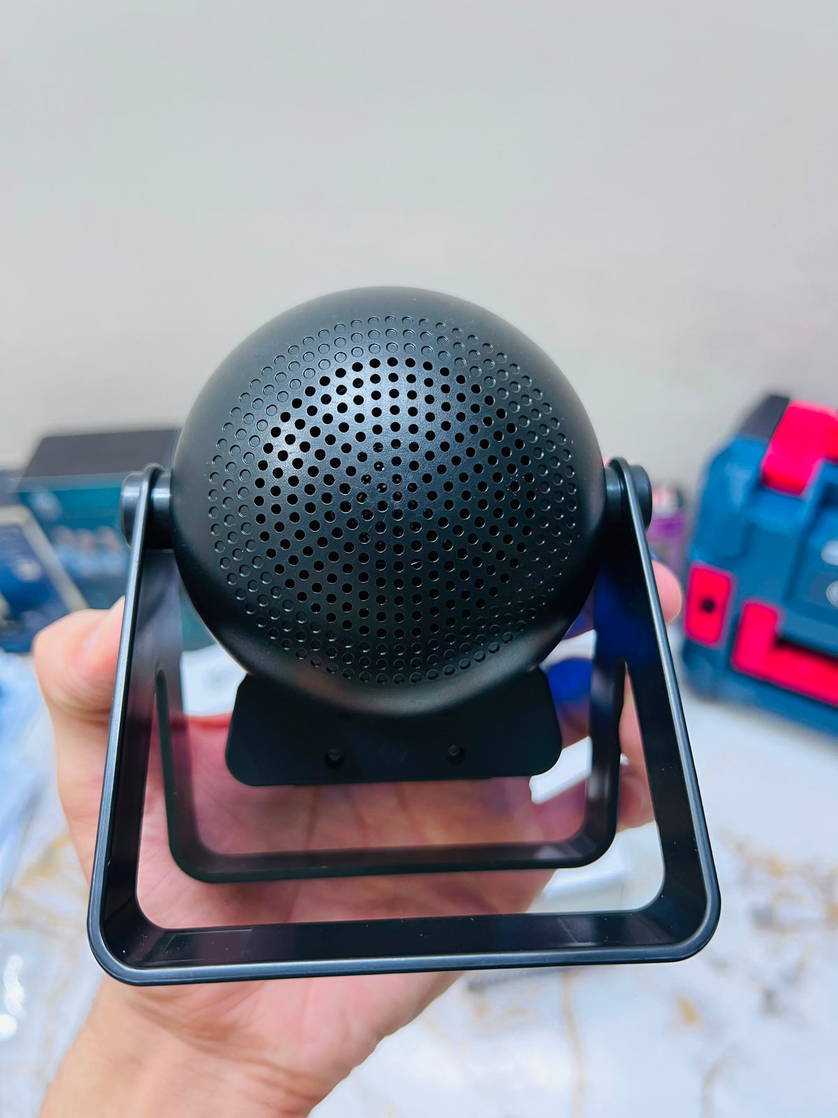 Kamal Portable Speaker KSP-02 – 360° Rotating Powerful Sound with LED Light