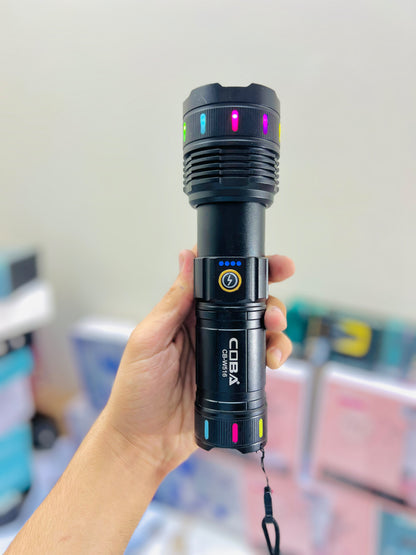 COBA TG WICK W516 Flashlight – 2000M Long-Range Torch, Aluminium Alloy Body & Lithium Battery