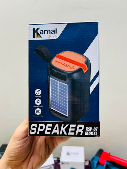 Kamal KSP-07 Portable Speaker – 6 Hours Playtime, USB & Card Support, 1200mAh Battery