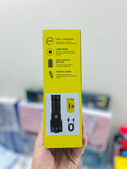 COBA TG WICK W516 Flashlight – 2000M Long-Range Torch, Aluminium Alloy Body & Lithium Battery