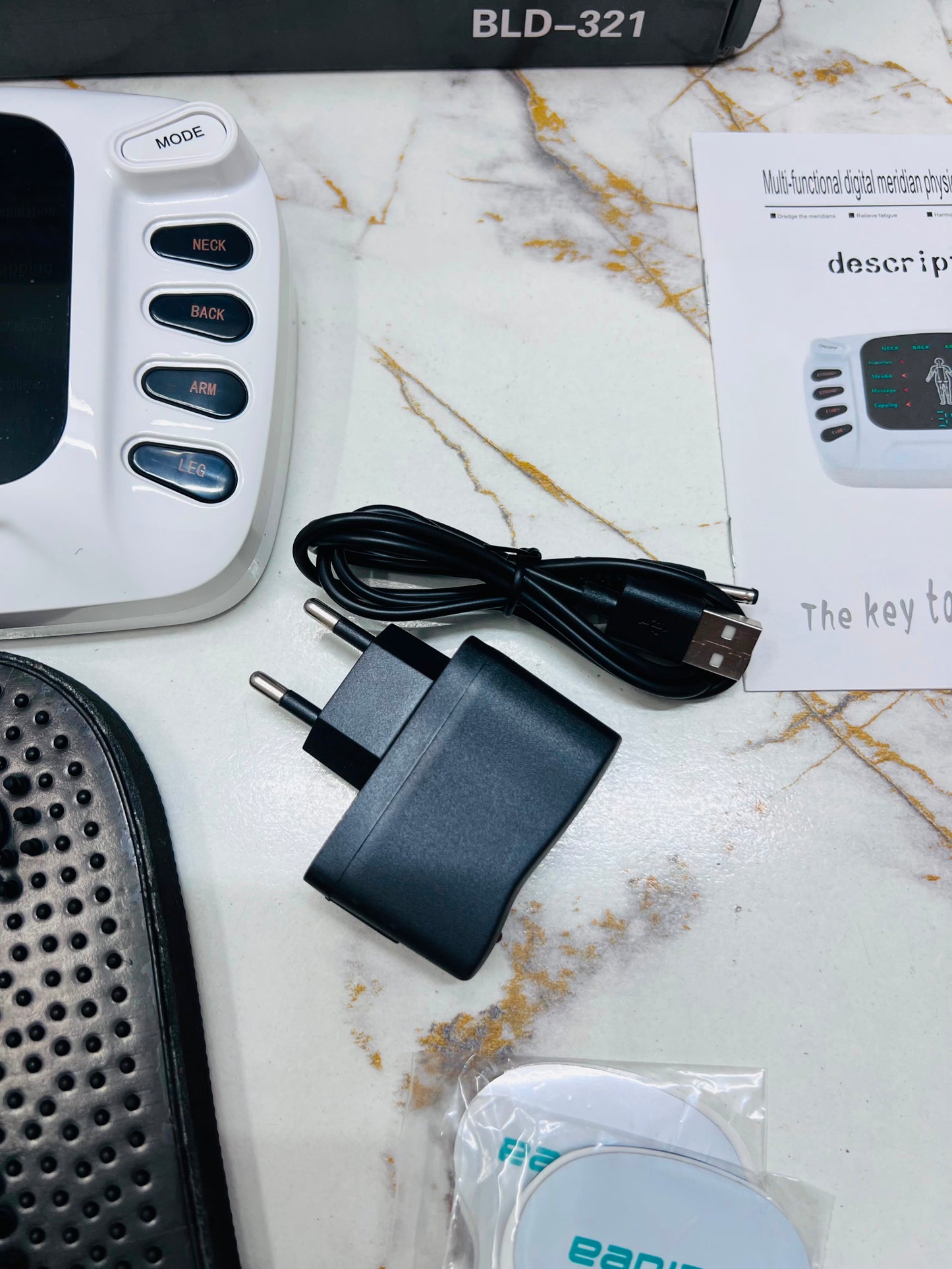 Blueidea Electronic TENS Pulse Massager BLD321 – Smart Muscle Pain Relief & Body Therapy Device