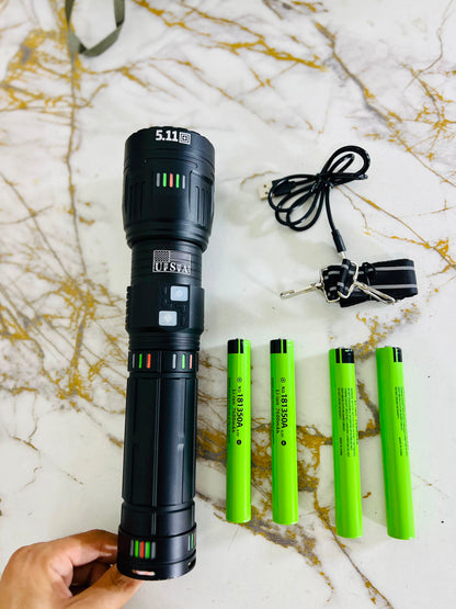 Imported USA 5.11 Rechargeable Emergency LED Light – 8 Hours Backup | 4 Big Battery Cells | High Brightness