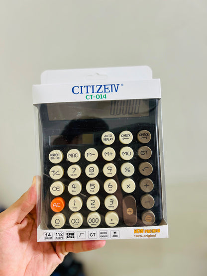 Citi ZETV CT-014 14-Digit Calculator with 112-Step  | Professional Desktop Calculator