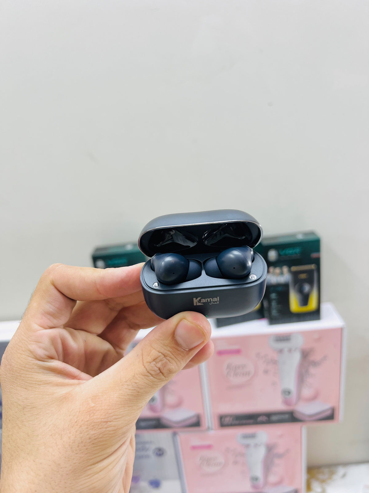 Kamal K-991 Wireless Earphones – 38H Standby, 300mAh Battery & Bluetooth 5.3 Stereo Earbuds