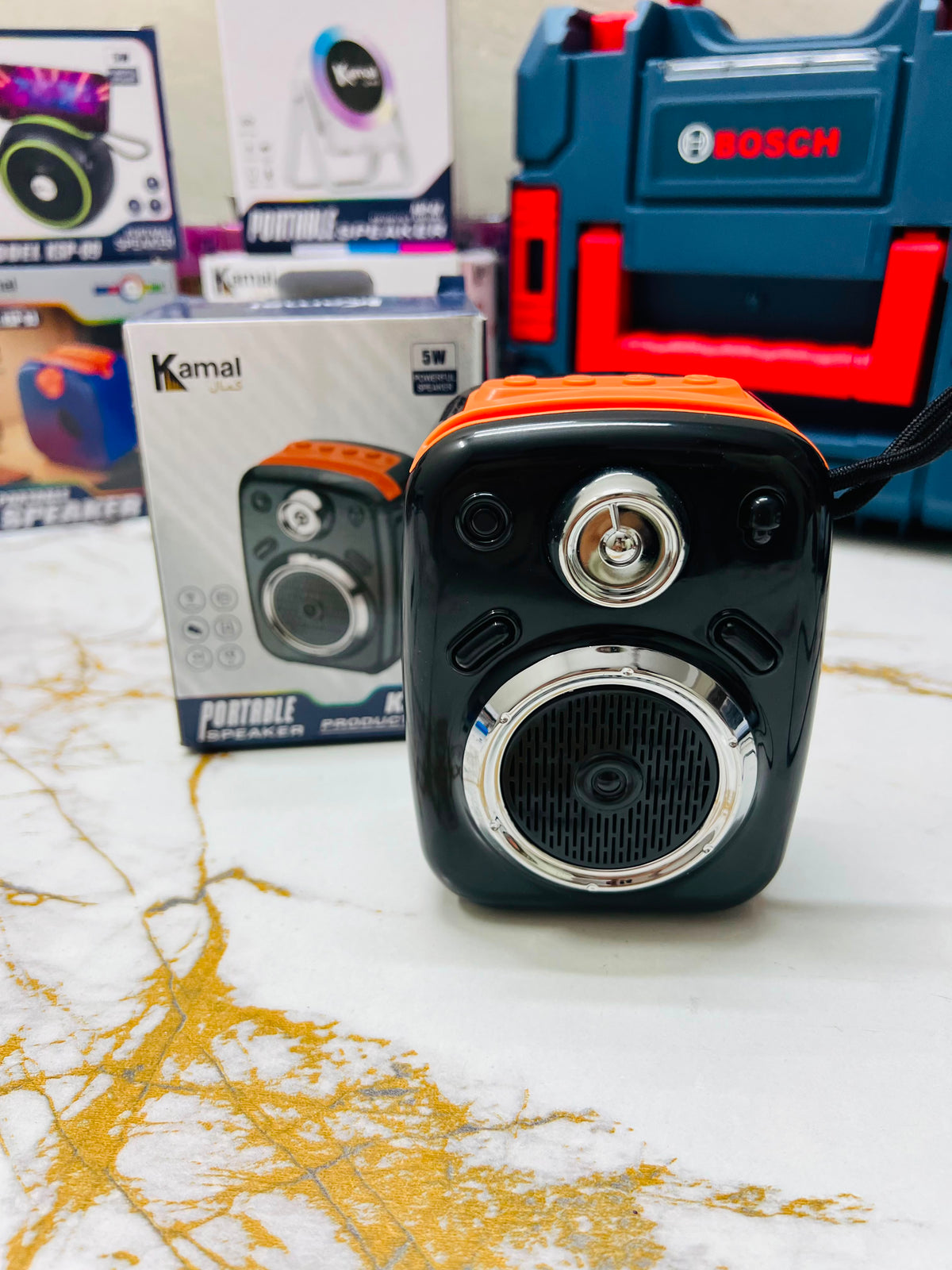 Kamal KSP-04 Portable Wireless Speaker – TWS Link, Radio Mode & 7 Hours Music Time