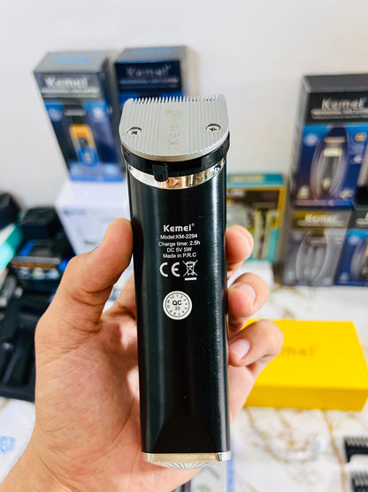 KEMEI KM-2294 Metal Body Digital Display Hair Trimmer – 7800RPM with 4mm, 8mm, 12mm,Combs 16mm & 20mm