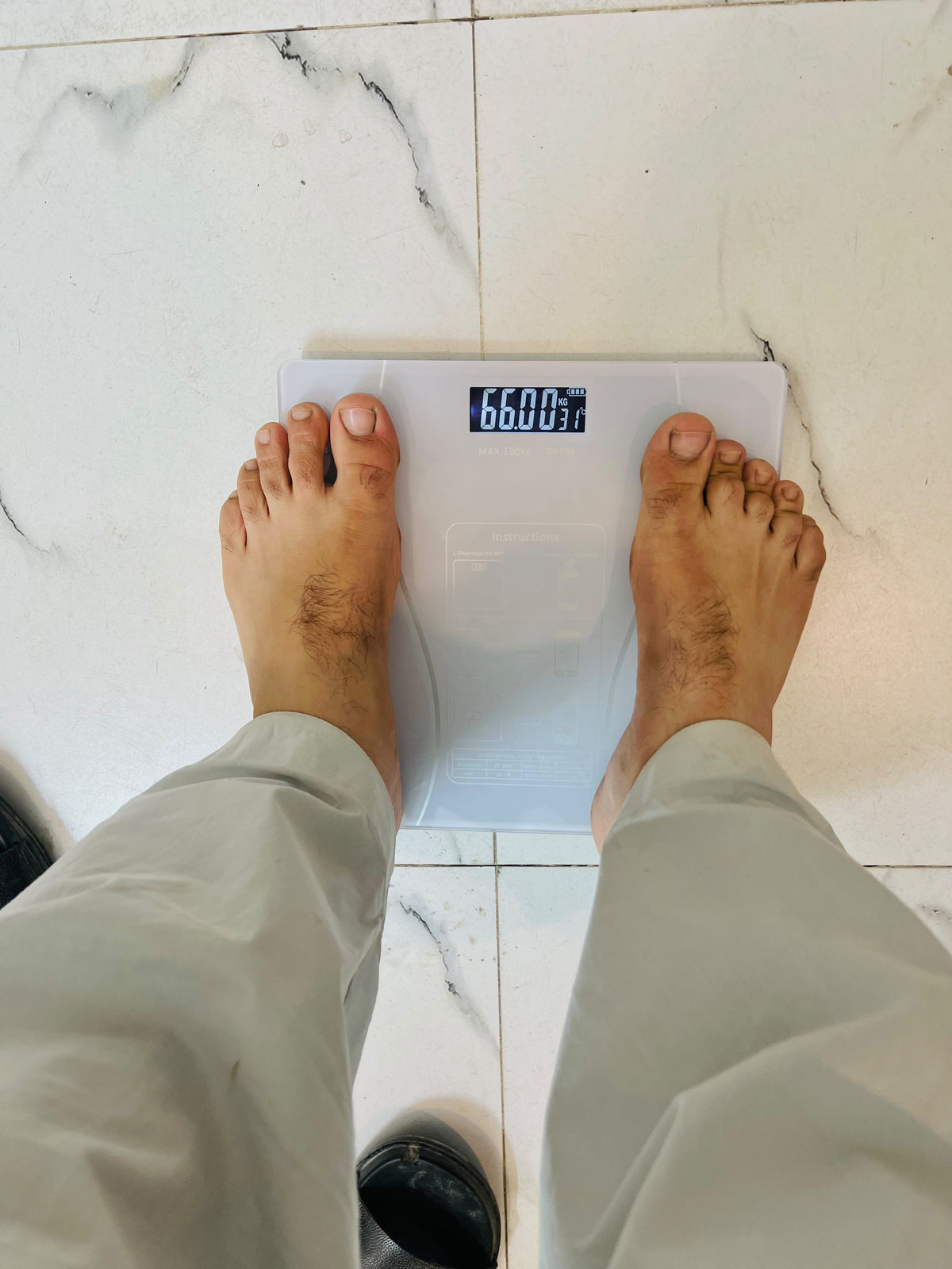 Digital Bathroom Scale – Passionate Creative | Extra Large Backlit LCD DISPLAY