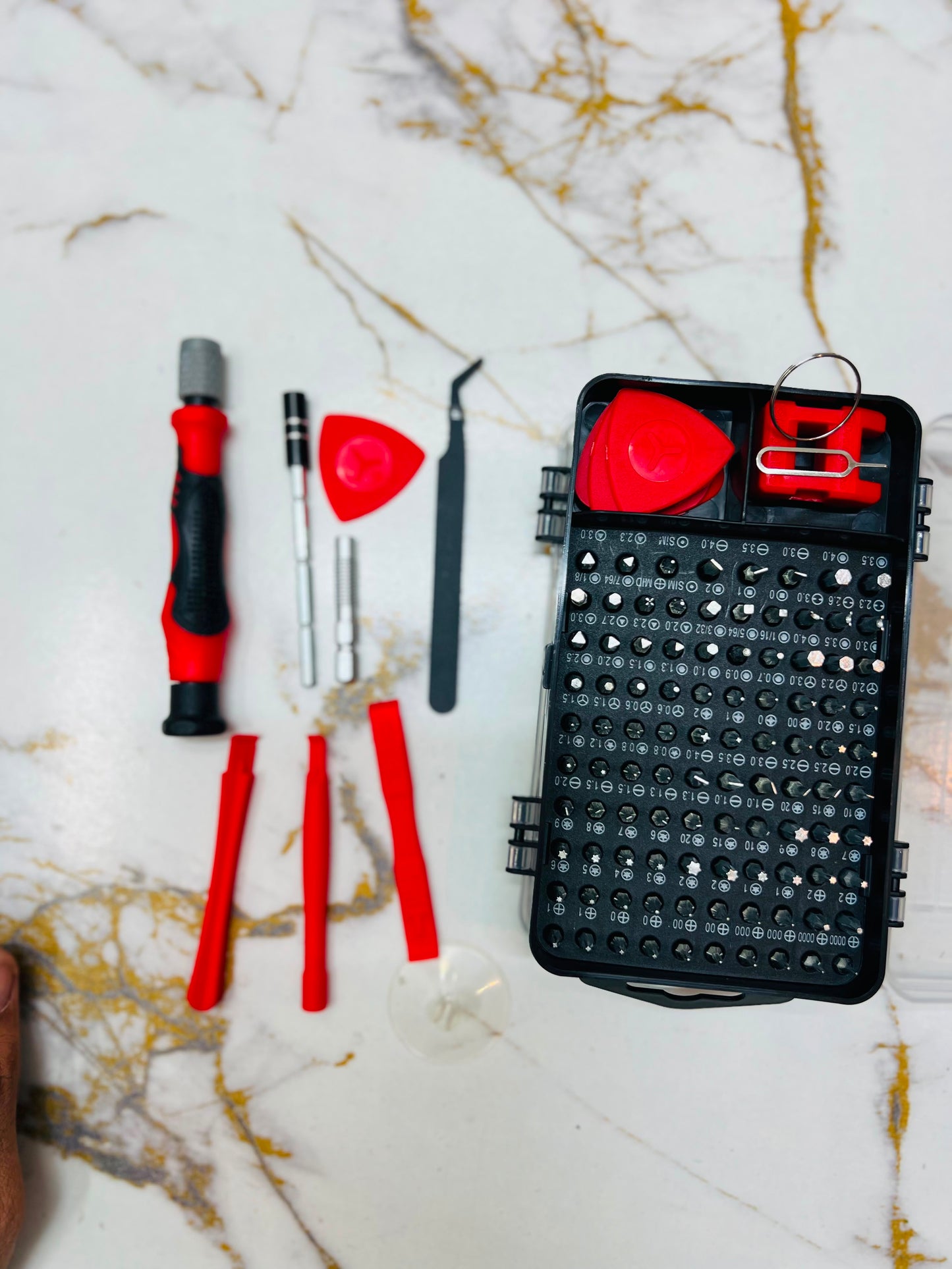 Precision Electronics Repair Tool Kit – Multi-Bit Screwdriver, Phone Opening & Small Electronics Repair Set