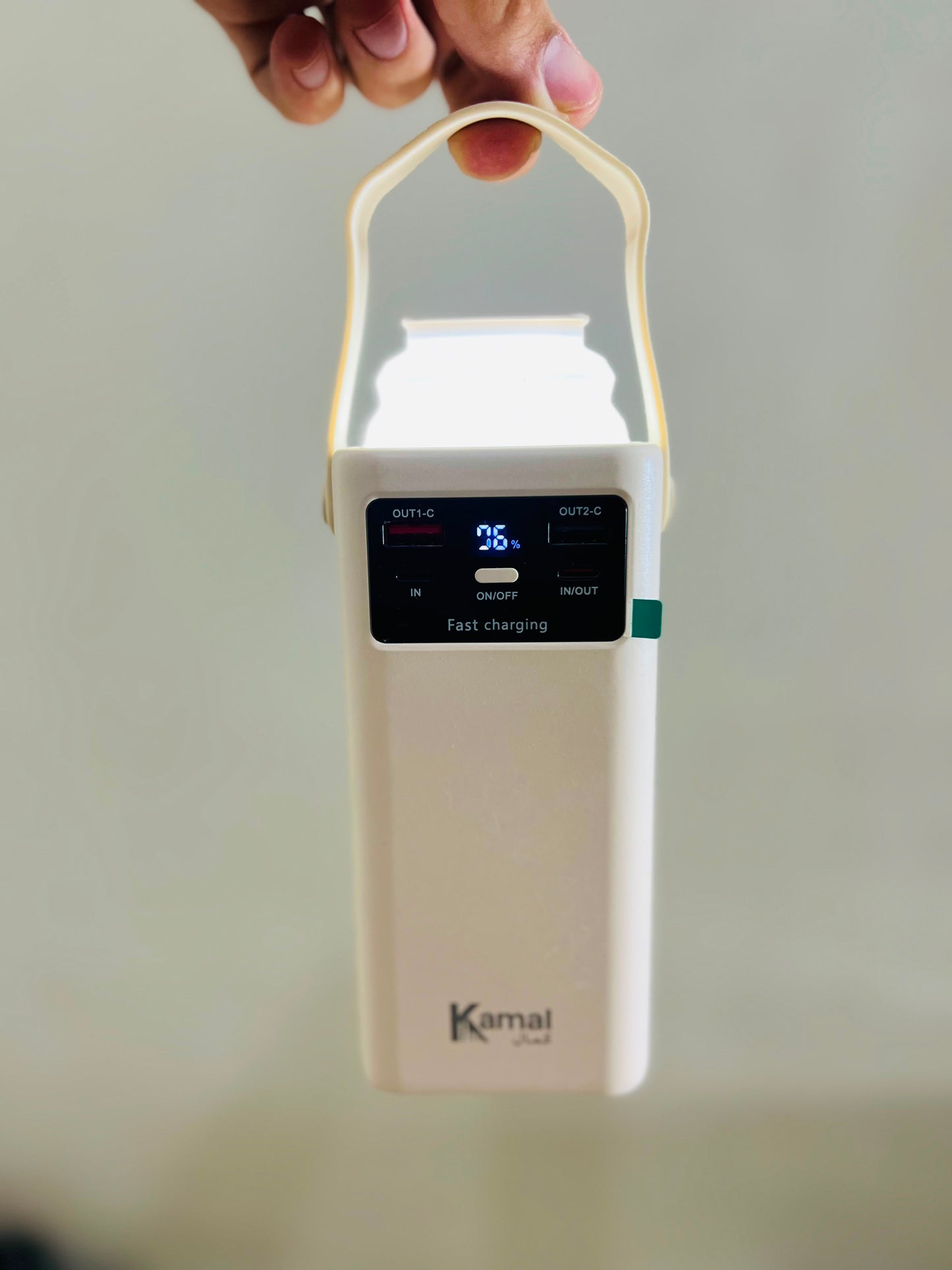 Kamal  30000mAh Power Bank KPB30 -Speed Backup with LED Lamp |