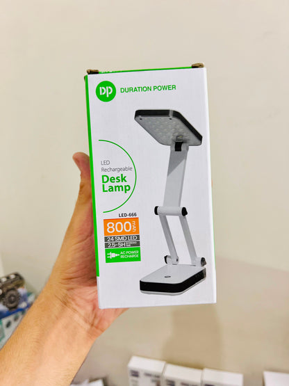 Desk Lamp LED  666 Rechargeable – 800mAh Study Light (3–5 Hours Backup) |