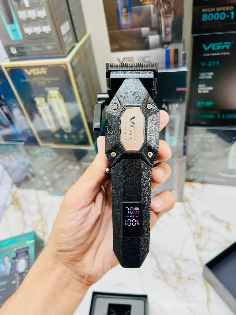 VGR Voyager V-600B Professional Hair Clipper – 7000 RPM Dual Motor, 200 Minutes Runtime|🇦🇷ARGENTINA LOT
