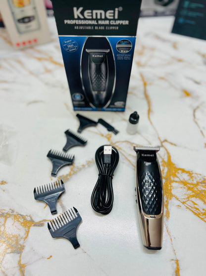 KEMEI LM-1951 Professional Hair Clipper – Carbon Steel Blades with 1, 2, 3, 4 & 5mm Guide Combs