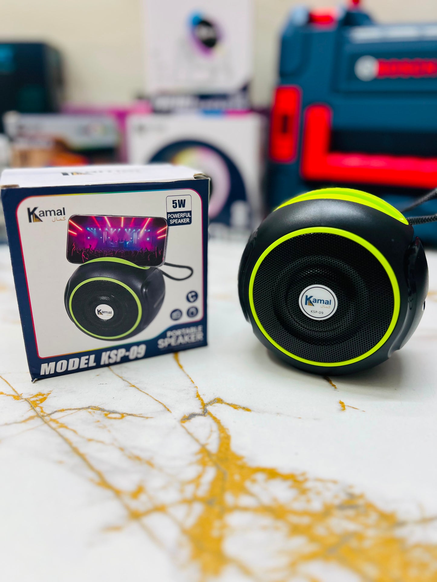 Kamal KSP-09 Portable Speaker – 5W Powerful Sound | Made in Dubai